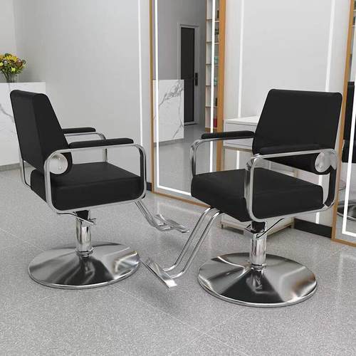 理髲店椅子网红美发椅发廊专用剪发椅升降可放倒高档烫染座椅凳子