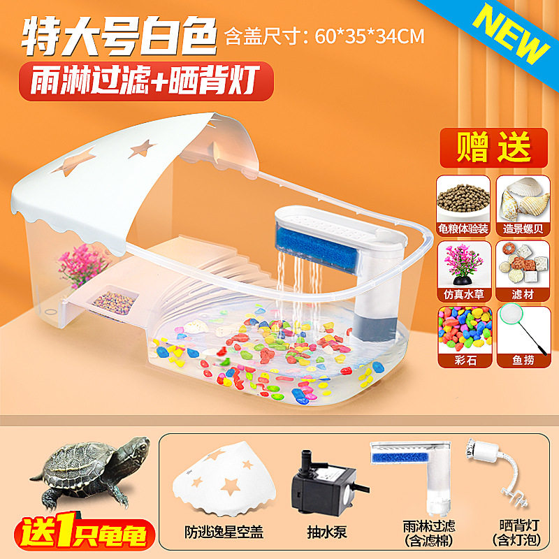 大号乌龟缸新款迷你大型龟缸办公桌懒人龟池网红缸小型饲养造景房,宠物/宠物食品及用品,龟缸,淘宝优惠券,粉丝福利购,淘宝优惠卷
