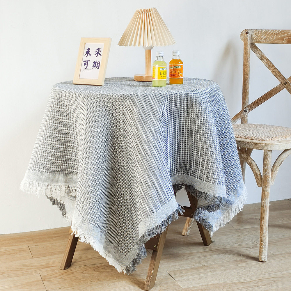 桌布正方形高级感专用卡通布盖餐桌台布桌美式古风防污家用纯色桌,居家布艺,桌布,淘宝优惠券,粉丝福利购,淘宝优惠卷