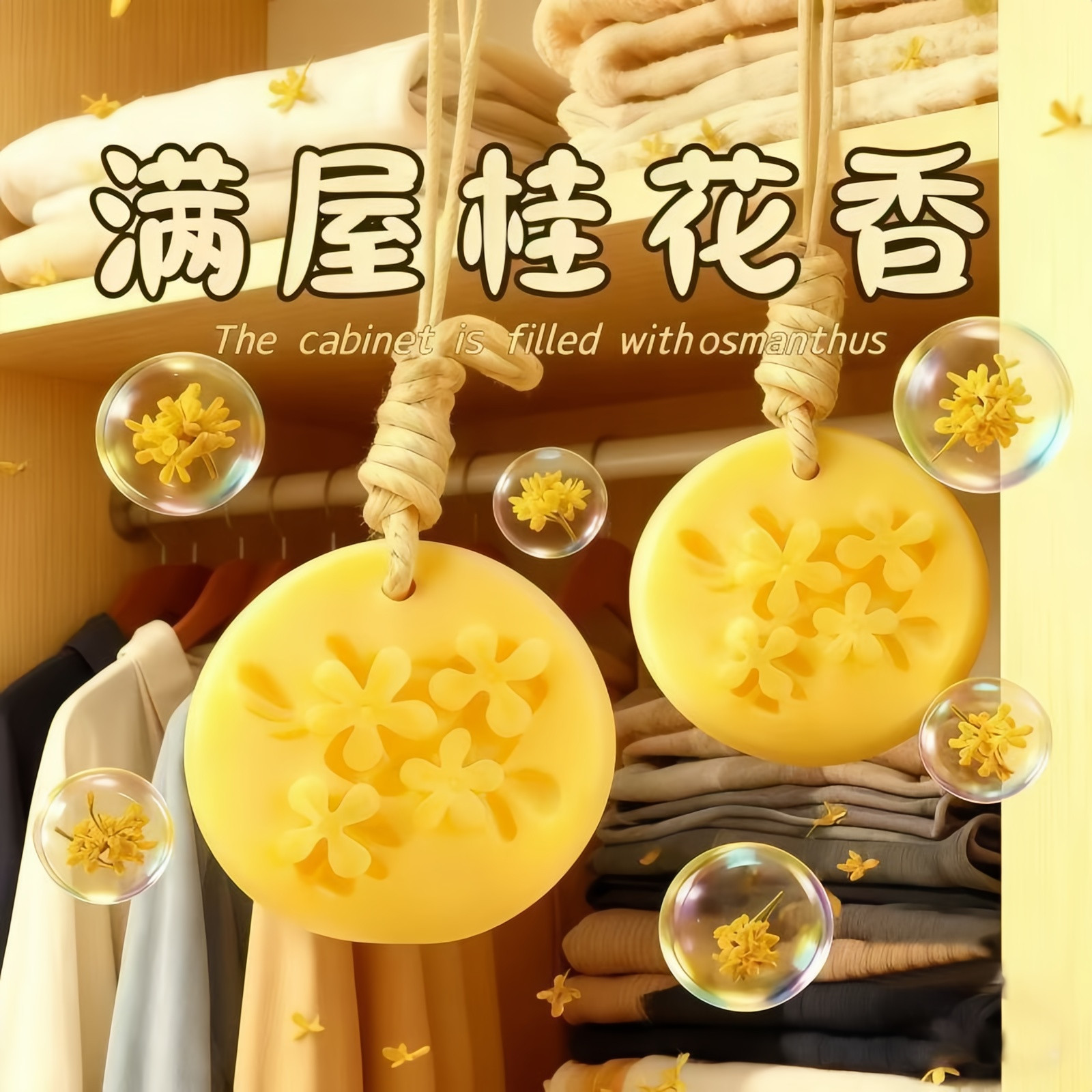 金桂香薰蜡片持久留香除异味