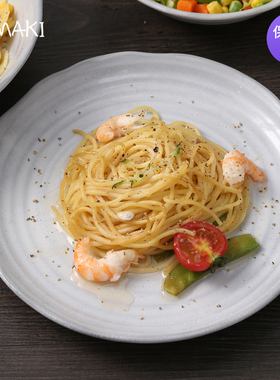 TAMAKI日本制美浓烧日式陶瓷盘子家用餐盘T-918746