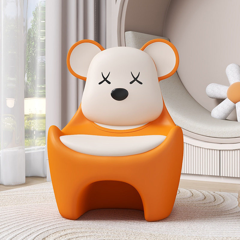 暴力熊换鞋凳子创意矮凳摆件方凳沙发凳家居儿童小板凳客厅装饰品