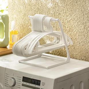 衣架收纳神器生活阳台放挂衣架置物架存放整理盒凉晾衣架放置架子