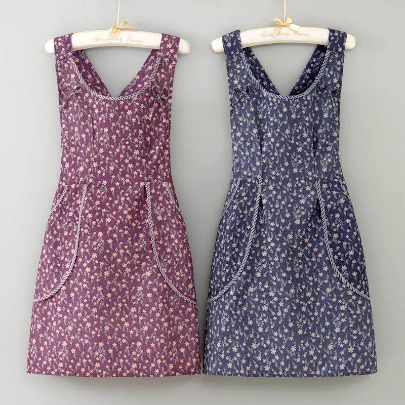 【旗舰店正品】新款网红围裙女厨房家用透气耐磨时尚可爱帆布围腰