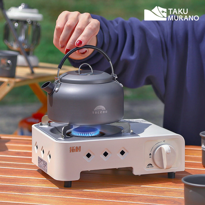 拓村迷你卡式炉户外露营便携式燃气家用野炊炉具火锅炉子瓦斯炉灶