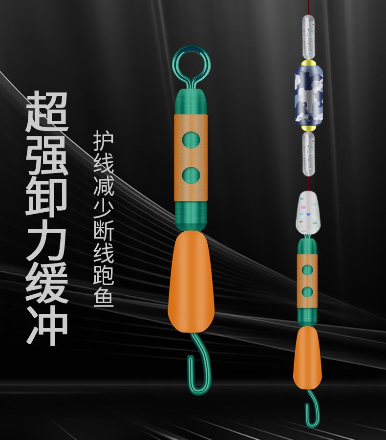 新款卸力快速子线夹高速8字环
