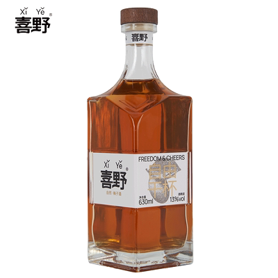 喜野13%630ml低度微醺果酒青梅酒