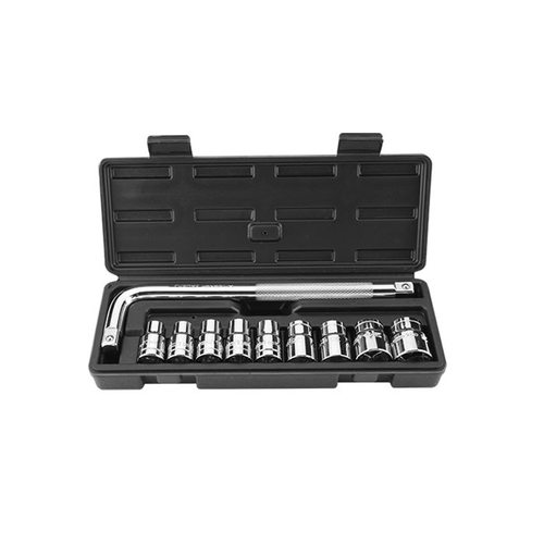 波斯工具 10件套12.5mm十二角套筒组套机修工具BS512009