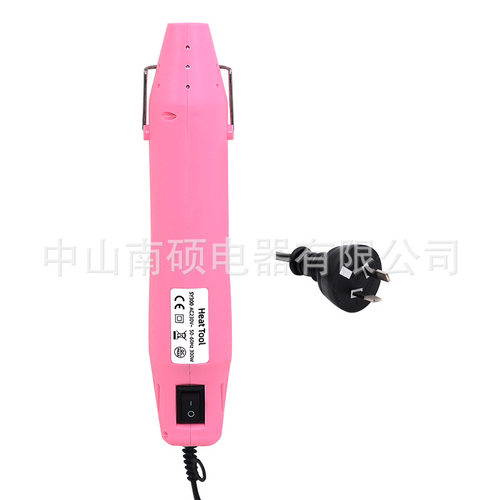 热风枪110v 一体机粉红款 heat gun 热缩片热缩膜加热工具