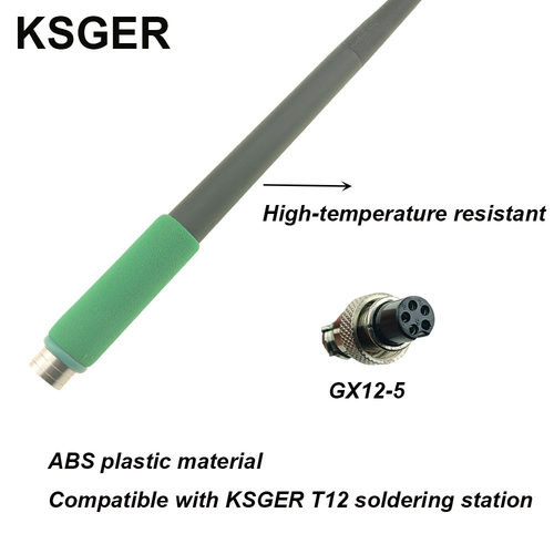 ksger t12手柄s2电烙铁耐高温控制板diy焊台用t12烙铁头