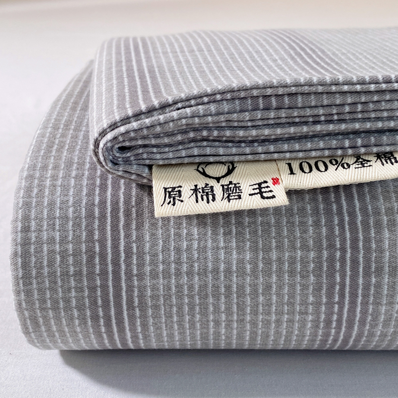 秋冬加厚磨毛床单单件纯棉100全棉被单三件套防滑款宿舍单人学生