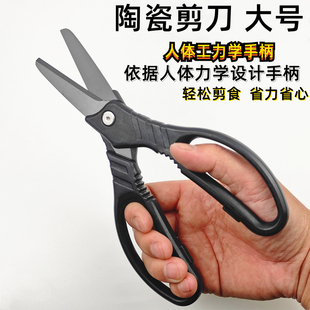 陶瓷大号工业剪刀防静电多功能耐腐蚀辅食抗菌厨房实验办公耐用剪