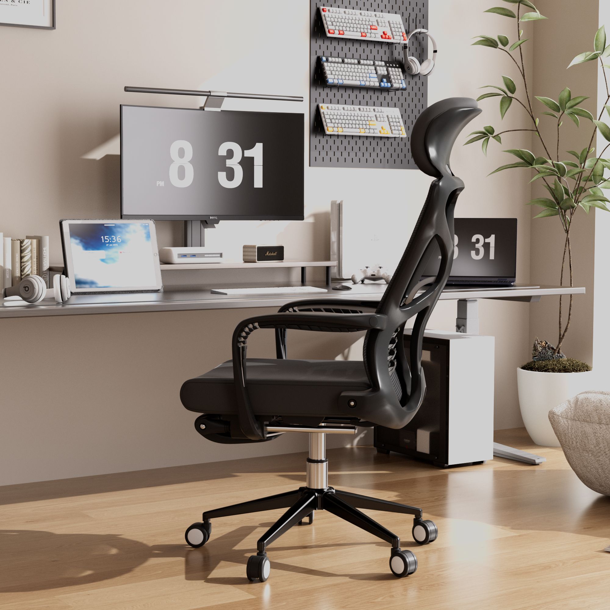 办公椅舒适久坐人体工学椅午睡y躺椅电脑椅家用转椅书桌椅子电竞