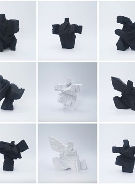 太极雕塑新中式艺术品玄关摆件太极人物客厅抽象摆设酒店装饰新品