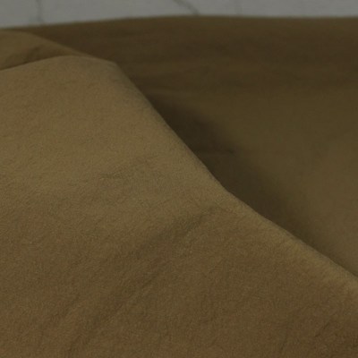 娜棉复古卡其家暗红色高支x高密色织纯色面料裤子V衬衣连衣裙布
