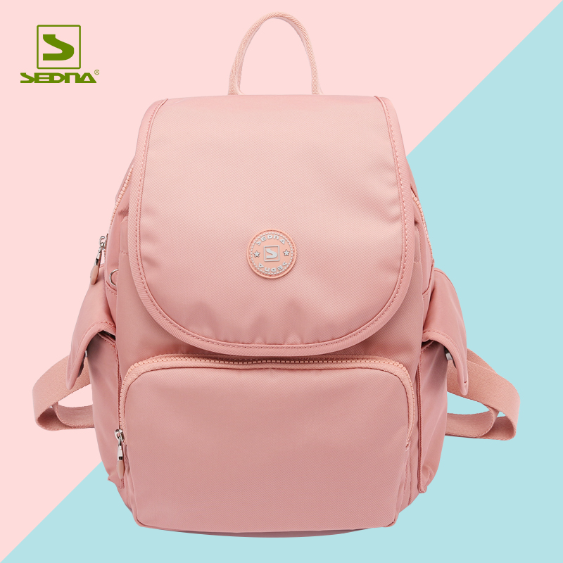 2020年新款双肩包女士背包时尚百搭中小学生书包休闲外出包包女生