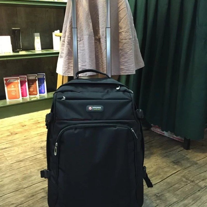 新品韩版双肩拉杆包背包大容量防水行李袋多功能旅行包登机箱拖包