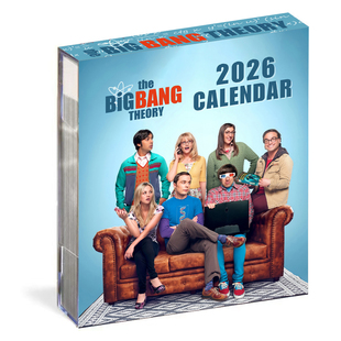 Theory生活大爆炸周边2026年限定日历英文新年礼物 Bang The Big