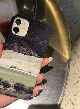 PuuStudio原创风景小众浪漫手机壳菲林全包半包适用于苹果15pro