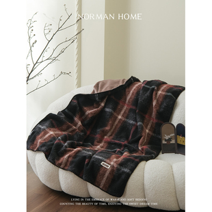 秋冬防静电仿生羊毛绒毯子牛奶绒毛毯沙发盖毯披肩车载露营宠物毯