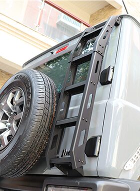 2018+3门5门铃木吉姆尼jimny铝合金尾门爬梯尾梯JC74JB74xl越野