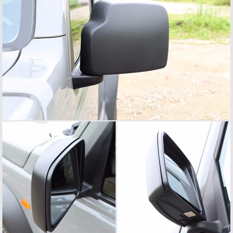 适用于铃木吉姆尼jimny 2018+JB64 JB74外饰件 黑武士后视镜罩