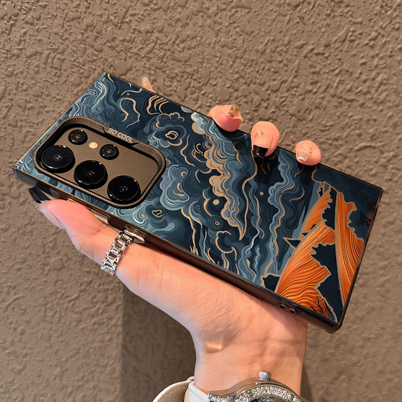 适用于三星s系列手机壳田野云层