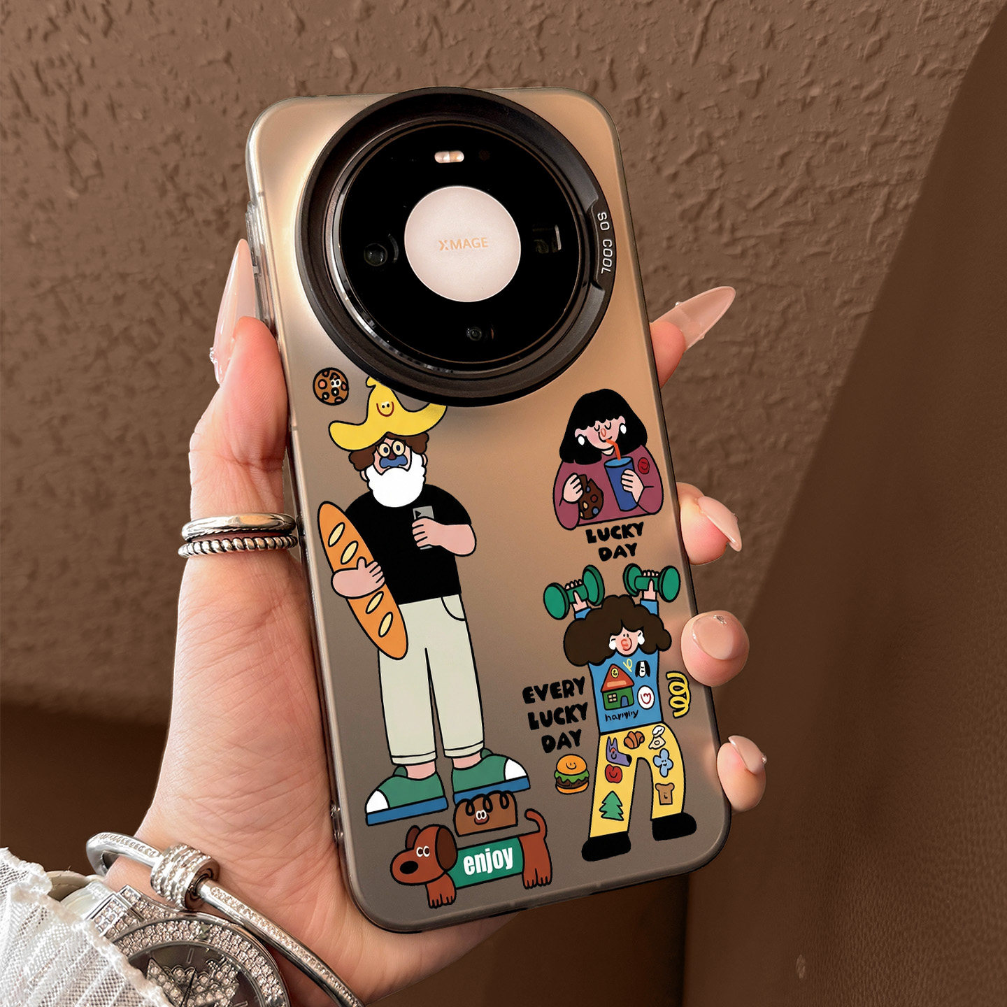 适用于华为mate80手机壳新款mate80promax全包防摔mate70卡通插画人物mate60pro外壳创意个性可爱时尚网红pro