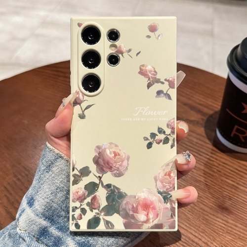 适用于三星手机壳玫瑰