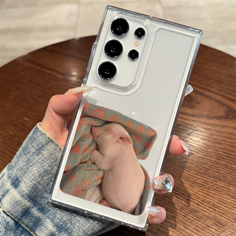 适用于三星手机壳可爱小猪仔