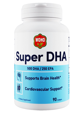 美国原装进口DHA500mg鱼油250EPA软胶囊Omega-3成人90粒