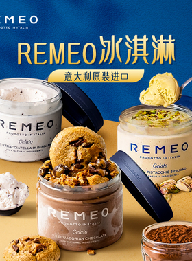 【部分临期】REMEO意式冰淇淋巧克力原装进口gelato大桶装冰激凌