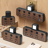 正品 官网插座 防雷多功能转换器带USB夜灯家用宿舍一转多用插排