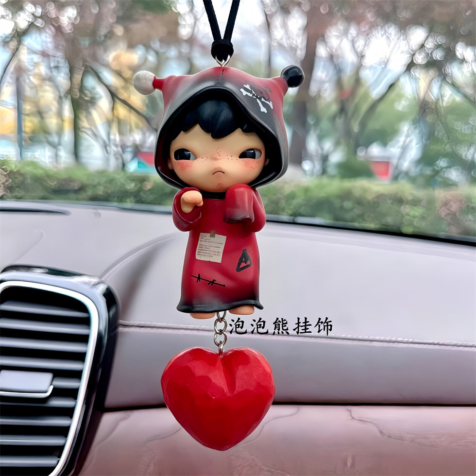 正版HIirono小野回声系列泡泡玛特汽车车挂件后视镜吊坠车载好物