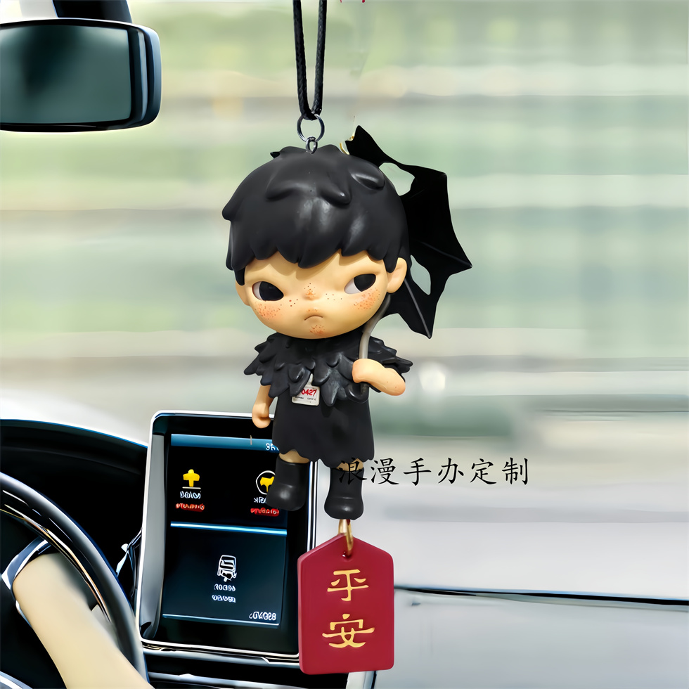 泡泡玛特正品HIirono小野宽恕之城系列汽车挂件后视镜车载礼物