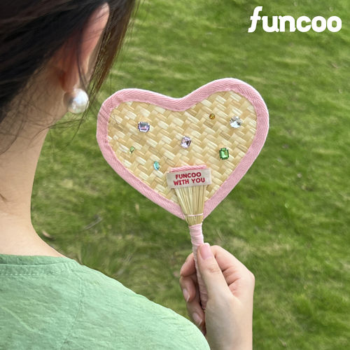 FUNCOO美好商店原创设计爱心扇子