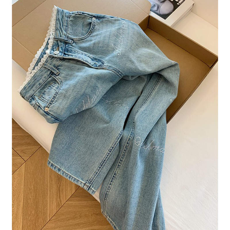 南油轻奢高端品质｜浅蓝色牛仔裤