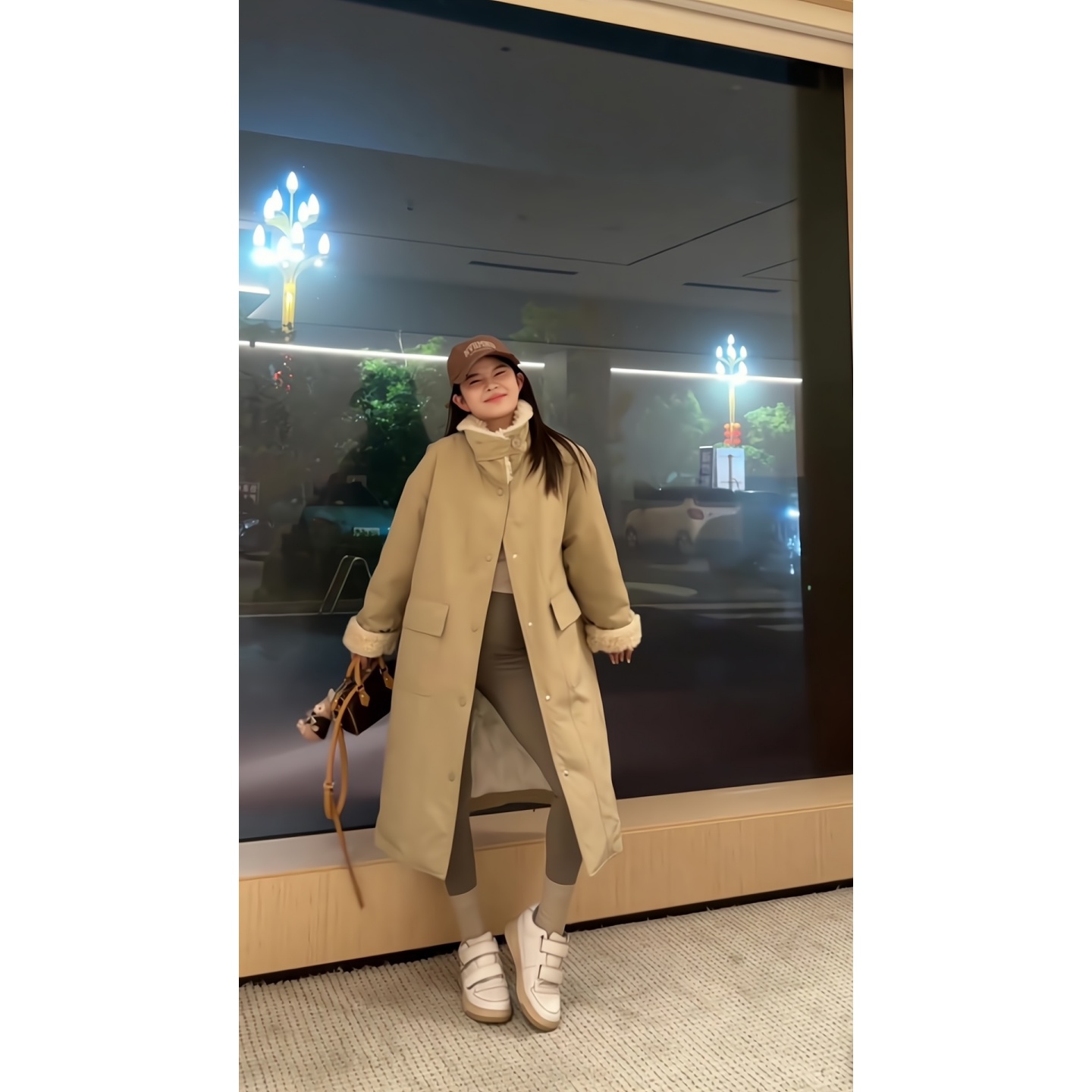 超百搭立领羊羔毛皮草外套