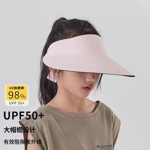 儿童帽子夏季男童防晒帽太阳帽男宝空顶帽女童遮阳帽宝宝户外凉帽