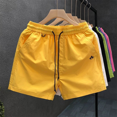 夏季薄款纯色休闲短裤男士四分裤