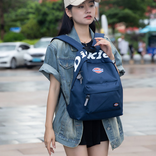 Dickies 刺绣Logo顶部大印花学生书包男女同款电脑背包双肩包多色