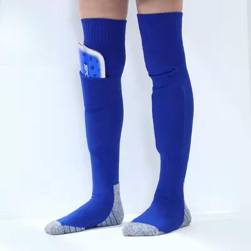 新款儿童足球袜男童足球护腿板小童一体袜套小学生足球袜子成人款