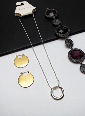 中古重工手链项链合金女镀金