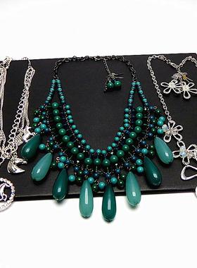 721欧美孤品复古莫奈翠法丽项链