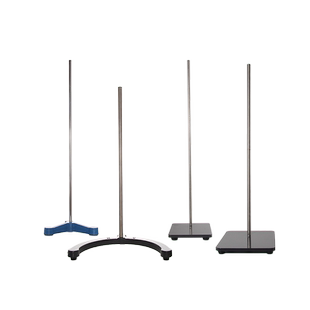 SAIEISE 重型铁架台特大号加重实用型电动搅拌机用弧状三足台滴定管德式十字烧瓶蝴蝶冷凝管夹酒精灯 固定架