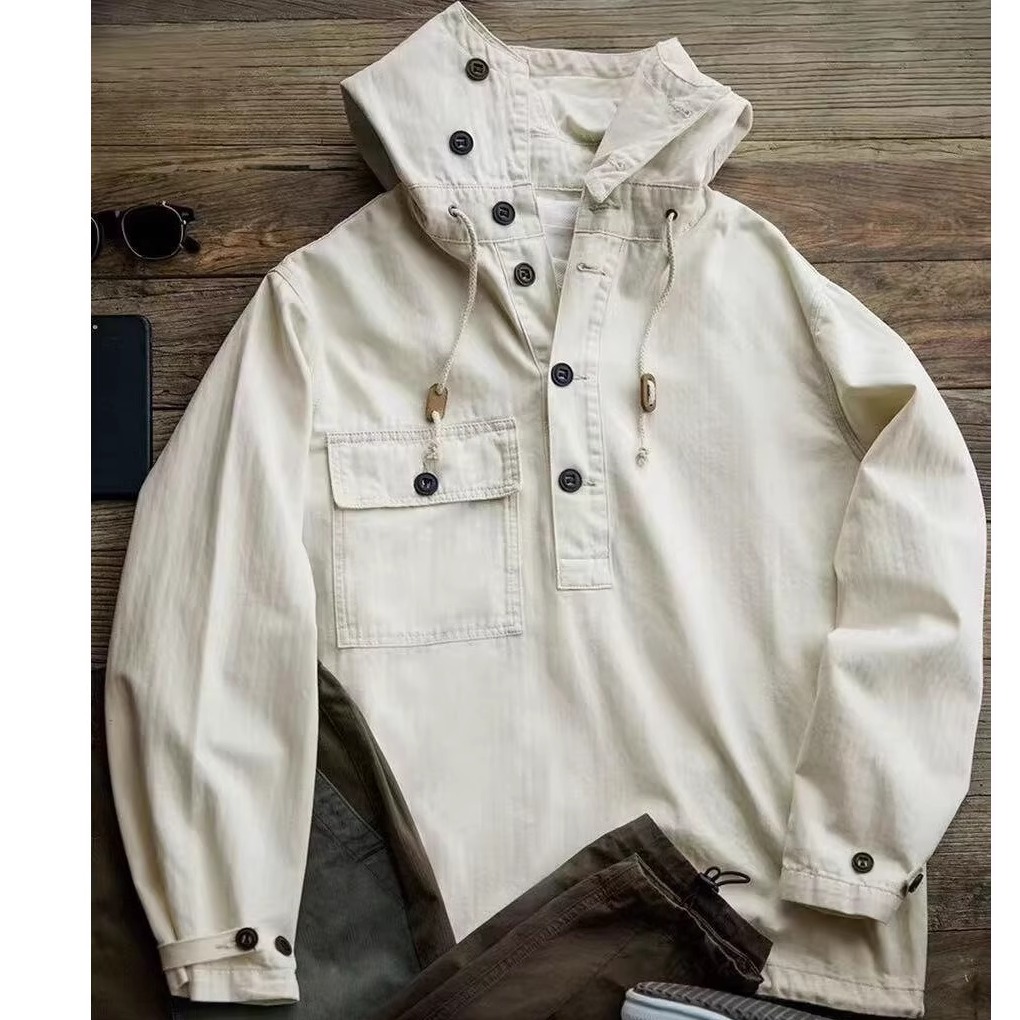 连帽卫衣男士外套二战海中甲板服