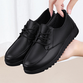 久站不累脚后厨软底酒店防水防油妈妈鞋 肯德基防滑工作鞋 女皮鞋 子