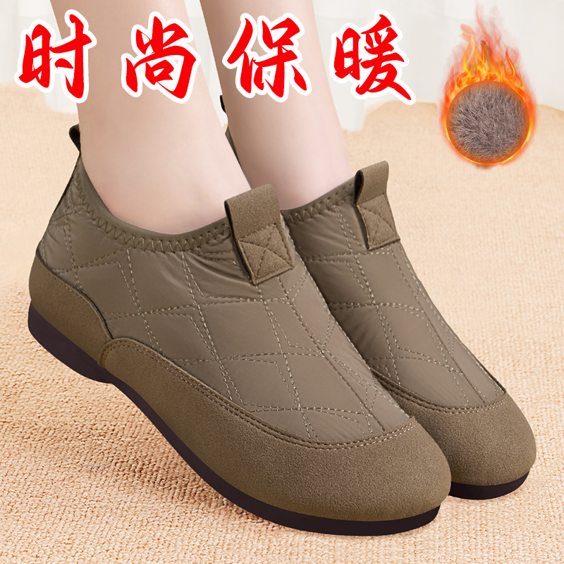 老北京棉鞋女运动冬季加绒加厚