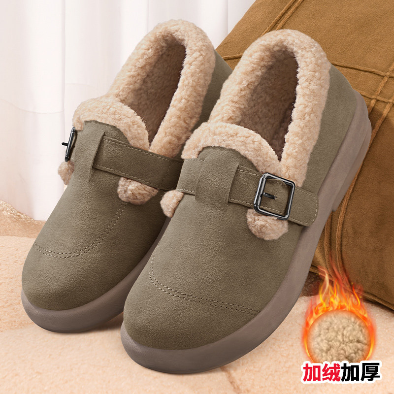 豆豆鞋女冬加绒新款保暖防滑老北京布鞋中老年棉鞋妈妈工作毛毛鞋,女鞋,棉鞋,淘宝优惠券,粉丝福利购,淘宝优惠卷