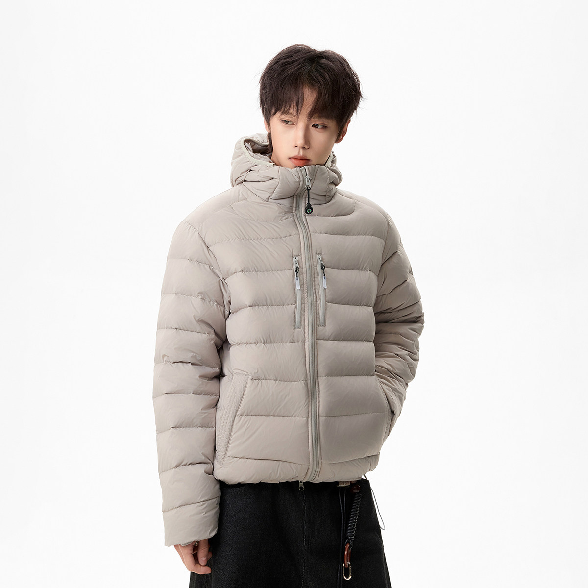 原创现货A412-FM8910特P318-充绒量200g-250g新标90白鸭羽绒服,男装羽绒服,电商A412